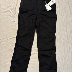 Good American Women's Black Chinos